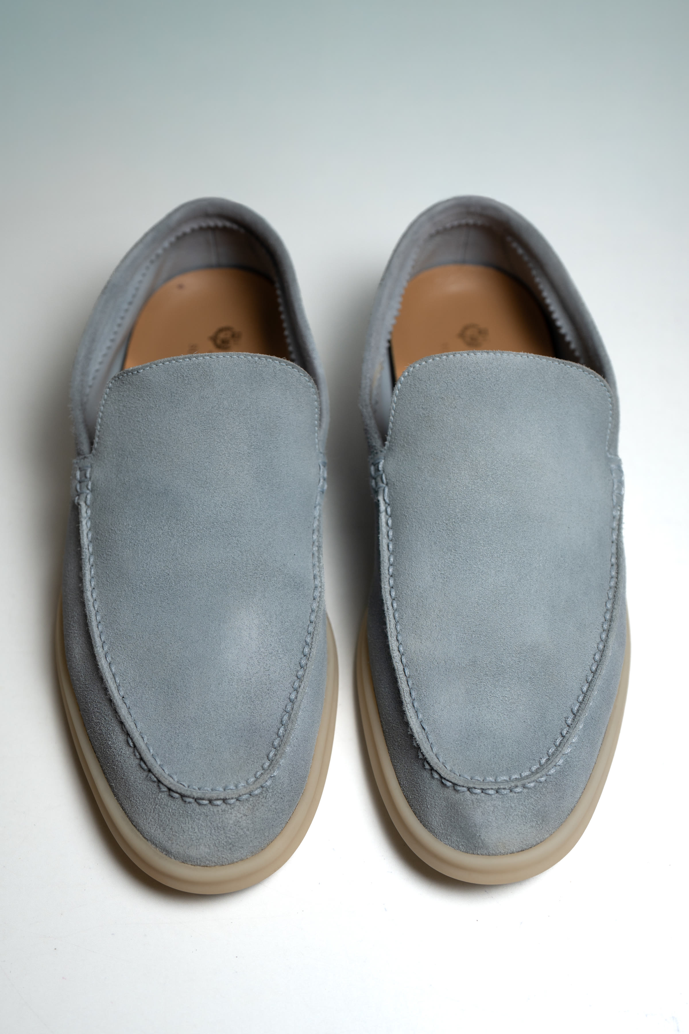 Summer Walk loafers by Loro Piana, on completion