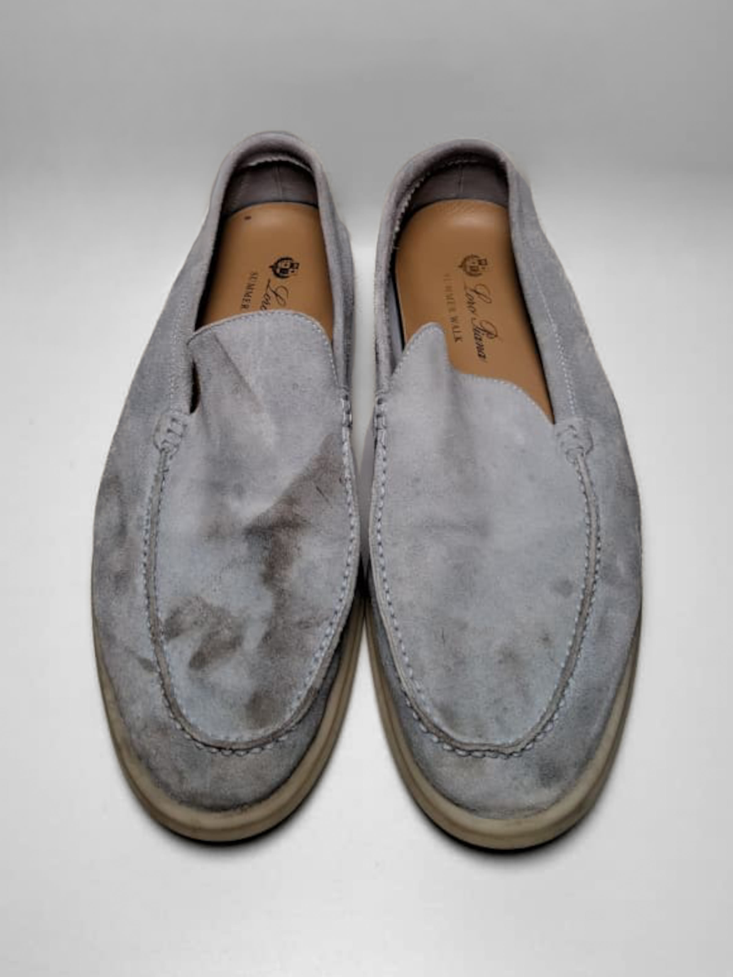Summer Walk loafers by Loro Piana, on arrival