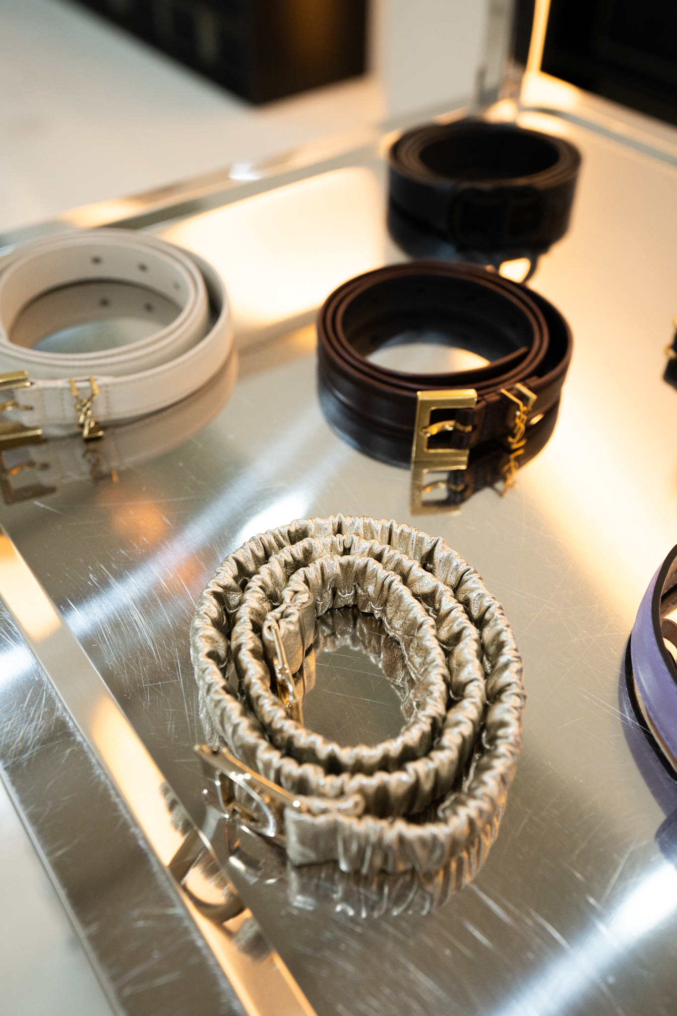 Leather accessories at the FRSHR workshop